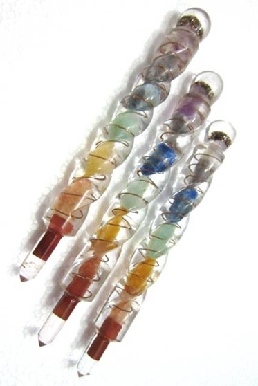 Picture of Chakra orgonite Healing Wands