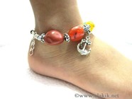 Picture of Chakra Tumble Anklet with charms