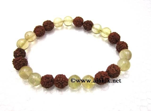 Picture of Citrine Rudraksha 2x2 Bracelet