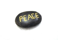Picture of Blue Jade PEACE Pocket Stone