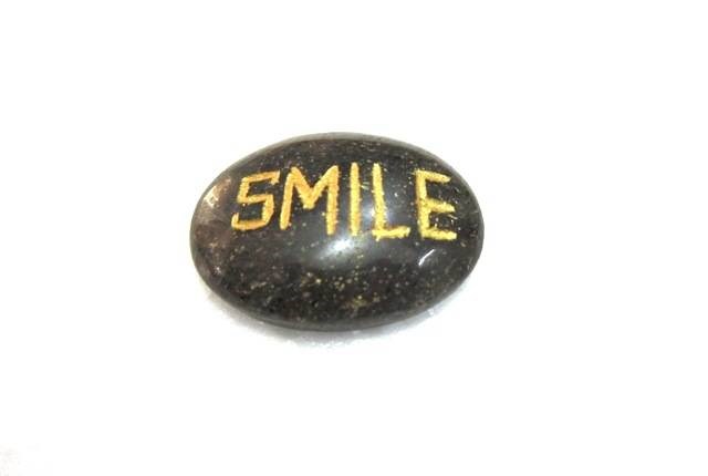 Picture of Blue Jade SMILE Pocket Stone