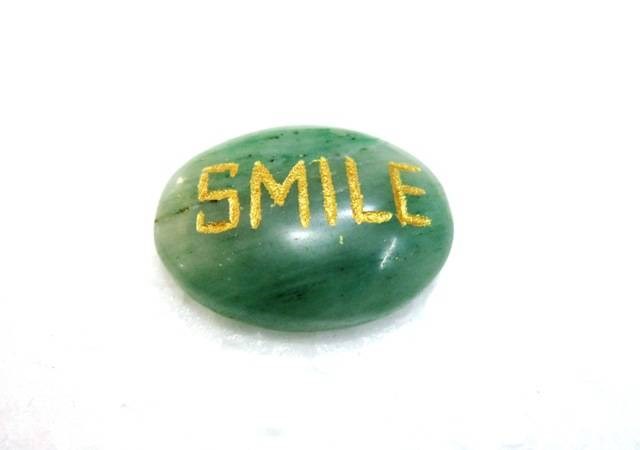 Picture of Green Jade SMILE Pocket Stone