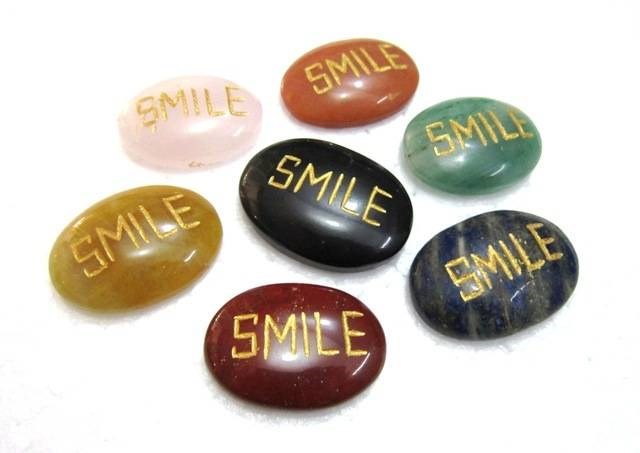 Picture of Mix Gemstone SMILE Pocket Stone