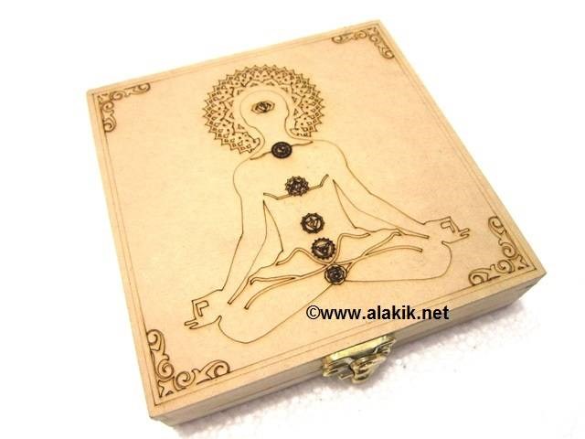 Picture of Buddha Chakra Itch Chakra Wooden Box