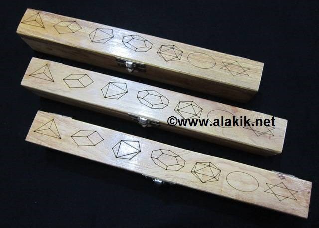 Picture of Laser Etched 7 Hole Geometry Set Box- Alakik Universal Exports