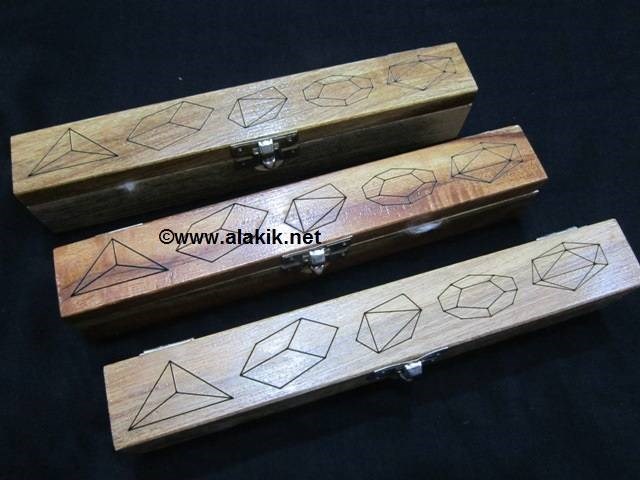 Picture of Laser Etched 5 Hole Geometry Set Box