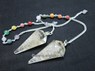 Picture of Crystal Quartz orgone Pendulum with chakra chain, Picture 1