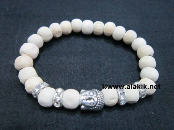 Picture of Tulsi beads Buddha Elastic Bracelet