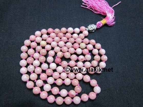 Picture of Rodonite Netted Buddha Jap Mala