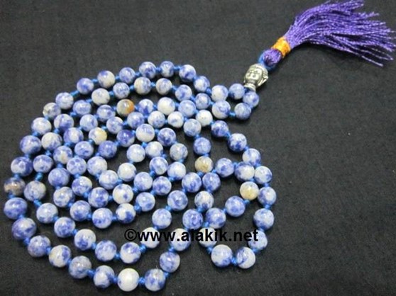 Picture of Sodalite Netted Buddha Jap Mala
