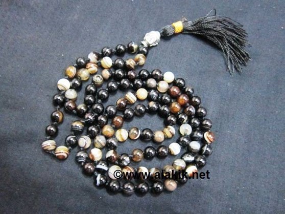 Picture of Soloman Agate Netted Buddha Jap Mala