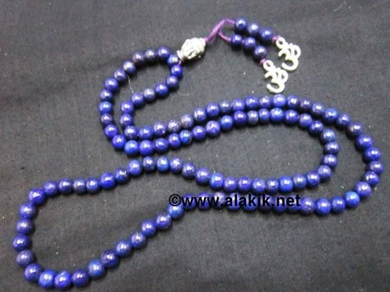 Picture of Lapis Lazule Buddha Jap mala with OM