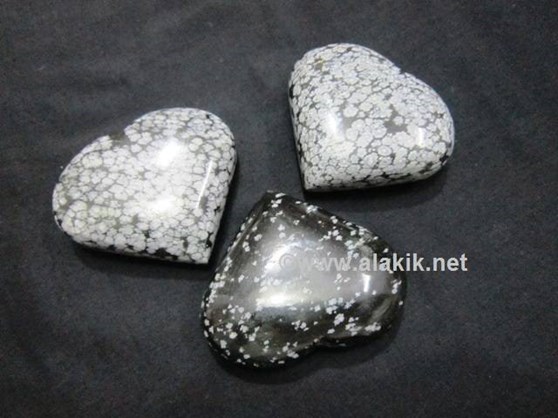 Picture of Snowflake Obsidian Pub Hearts