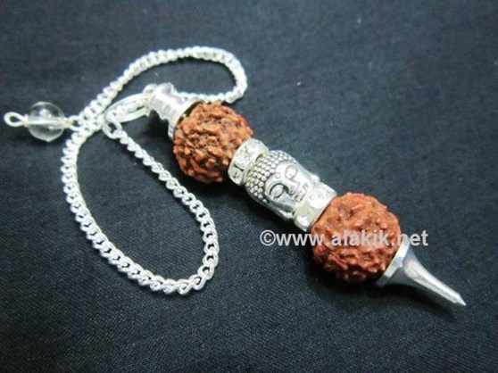 Picture of Double Rudraksha pendulm with Buddha Head
