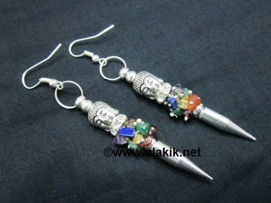 Picture of Chakra Buddha bullet Point Earring
