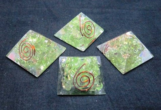 Picture of Baby Orgone Peridot Pyramid