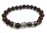 Picture of Mohagany Obsidian Buddha Elastic Bracelet, Picture 1