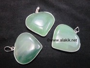 Picture of Green Jade Heart Shape Ring Pendant