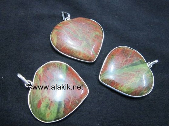 Picture of Unakite Heart Shape Ring Pendant
