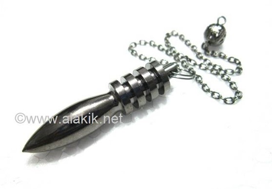 Picture of Egyptian Isis Black Metal Wiccan Pendulum