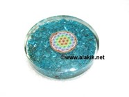 Picture of Tourquise Dyed Chips Orgone Coasters