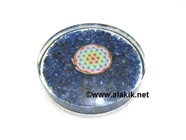 Picture of Blue Dyed Chips orgone Coasters