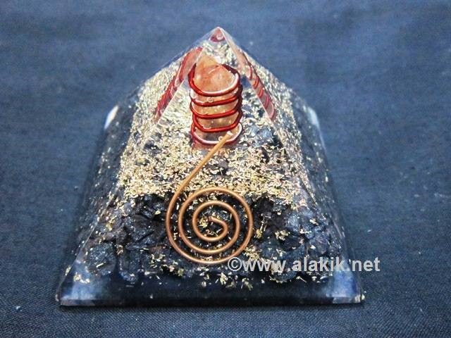 Picture of Hematite Orgone Pyramid Copper Coil