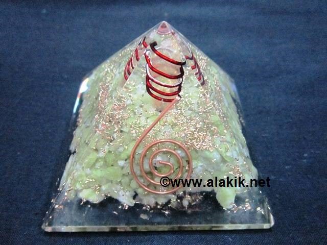 Picture of Vesonite Orgone Pyramid Copper Coil