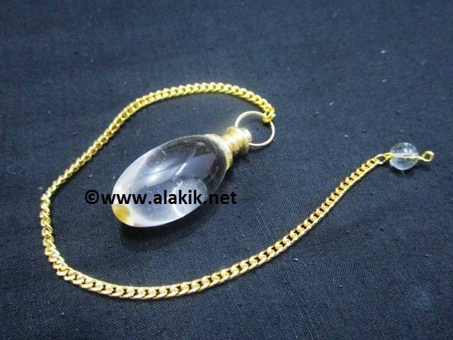 Picture of Golden Crystal Lingam Pendulum