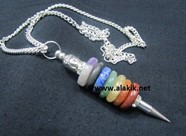 Picture of Chakra Donut Necklace with Buddha diamond ring chakra chain