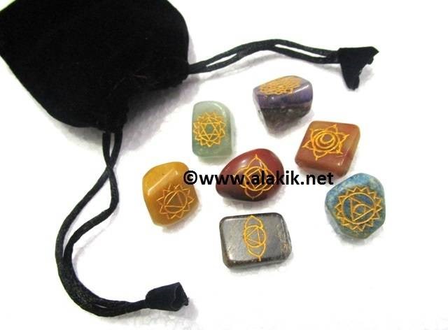 Picture of Engrave Chakra Tumble Set with Pouch