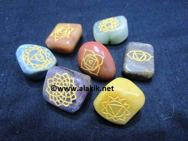 Picture of Engrave Chakra Tumble Set