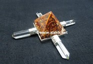 Picture of Calligraphy stone Orgone Pyramid Generator