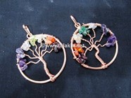 Picture of Copper Chakra Tree of Life Handmade Pendant