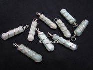 Picture of Amazonite Wire Wrapped Pencil Pendants
