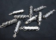Picture of Hematite Wire Wrapped Pencil Pendants