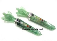 Picture of Green Fluorite Chakra Angel Wands