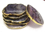 Picture of Amethyst Gold Coasters