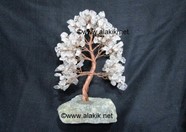 Picture of Crystal Quartz 300bds Copper Tree with Stone Base