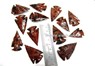 Picture of 1.5 inch Mahogany Obsidian Arrowheads, Picture 1