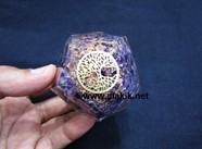 Picture of Amethyst Orgone Dodecahedron with Tree of Life