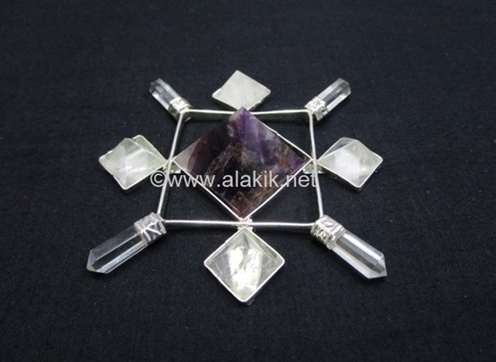 Picture of Healing Grid Generator with Amethyst Pyramid