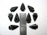 Picture of 1 inch Black Obsidian Arrowhead , Picture 1