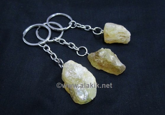 Picture of Citrine Chunks Keyrings