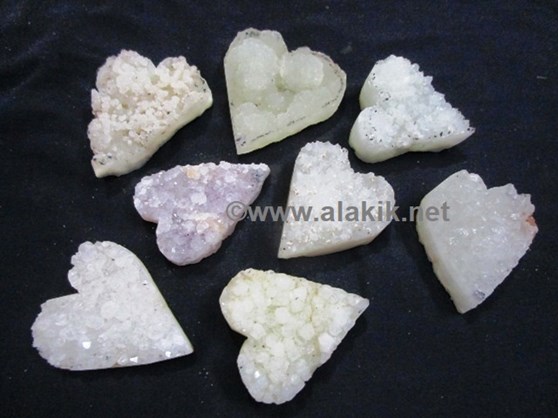 Picture of Druzy Hearts Raw Natural Cut