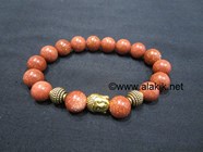 Picture of Brown Sustone 8mm Buddha Bracelet