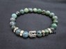 Picture of Moss Agate 8mm Bracelet with Buddha, Picture 1