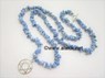 Picture of Blue Opal Chips Necklace with Pentagram, Picture 1