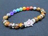 Picture of Tiger Eye Chakra Bracelet with Hamsa, Picture 1
