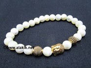 Picture of Mother of Pearl Buddha Elastic Bracelet